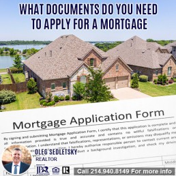 What Documents Do You Need To Apply For A Mortgage