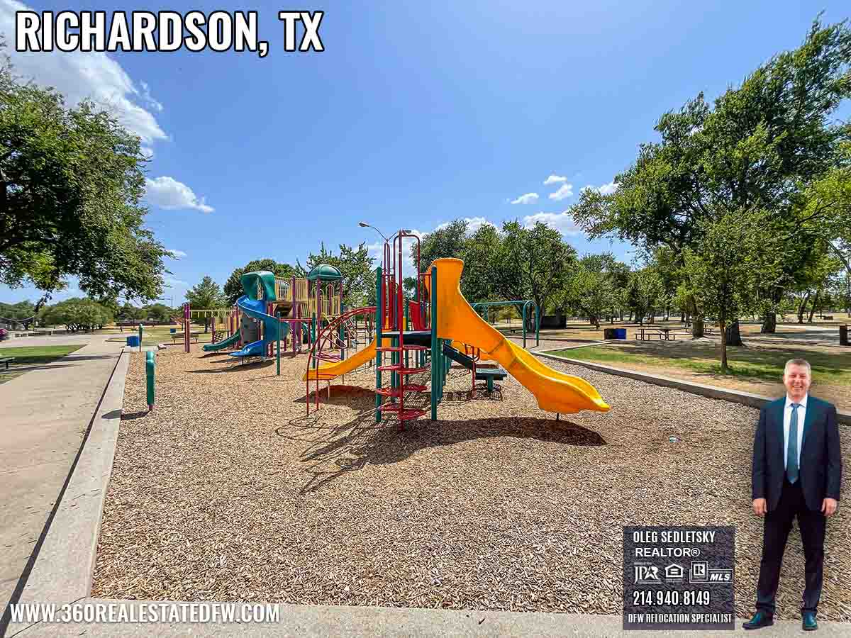 Huffhines Park - Richardson TX Relocation Guide - Oleg Sedletsky Realtor - Dallas-Fort Worth Relocation Expert - Call 214-940-8149 - moving to Richardson,TX