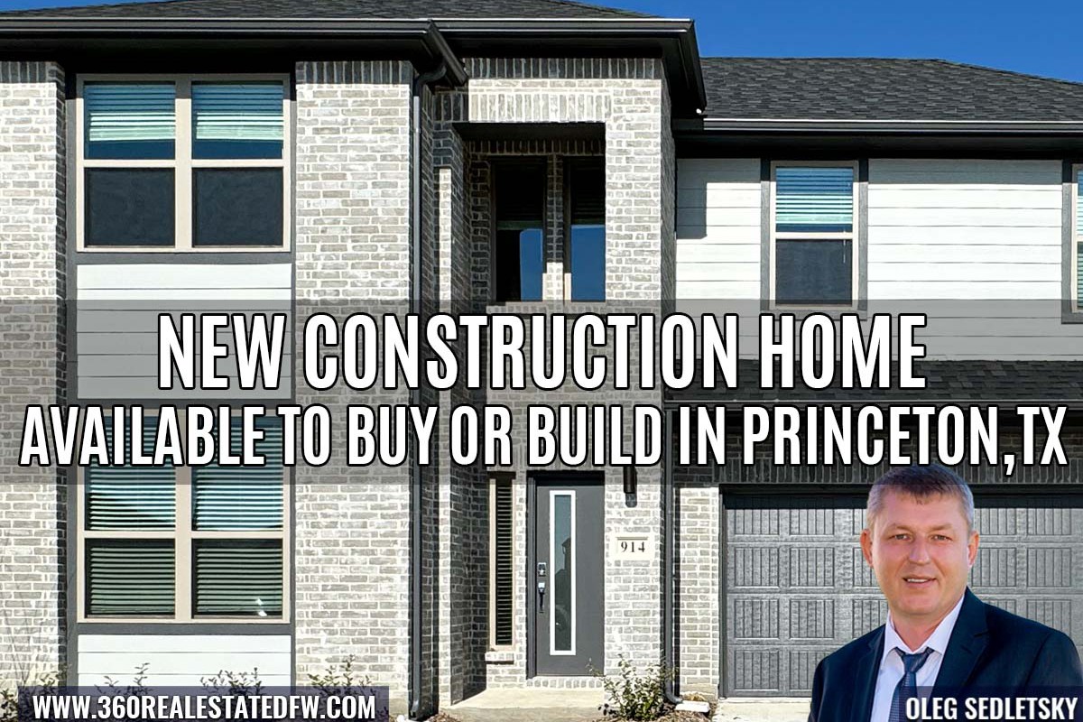 2 Story New Construction Home in Princeton, TX available to buy or build.