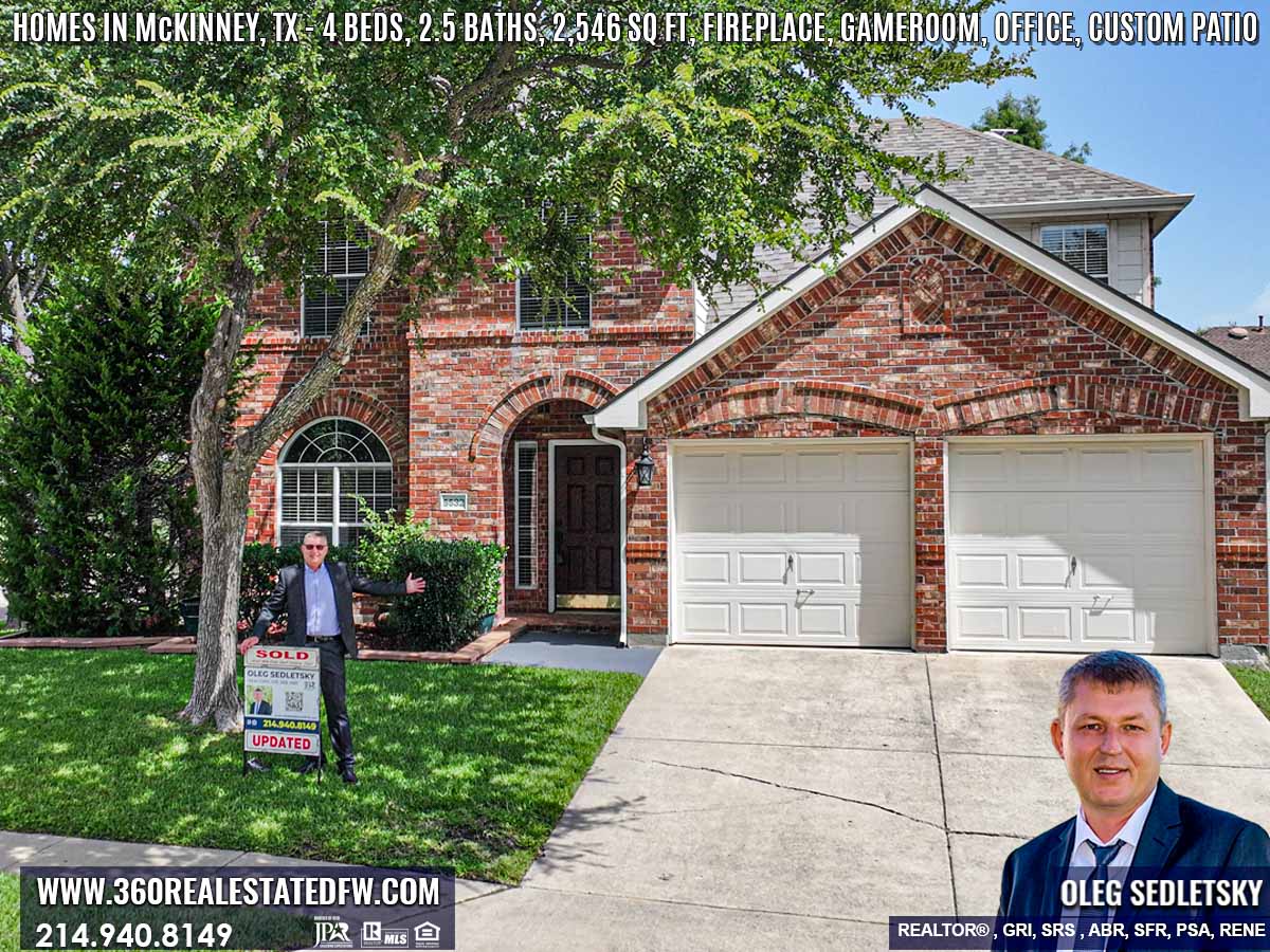 SOLD! A Comfortable 4 Beds 2,5 Baths Home with many updates located in very convenient location in McKinney TX will bring happiness and enjoyment of living in a prestigious neighborhood.