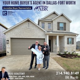 Realtor, Accredited Buyer Representative is Helping to buy a Home in Dallas-Fort Worth.