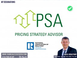 Oleg Sedletsky, Dallas Realtor with The Pricing Strategy Advisor (PSA) certification