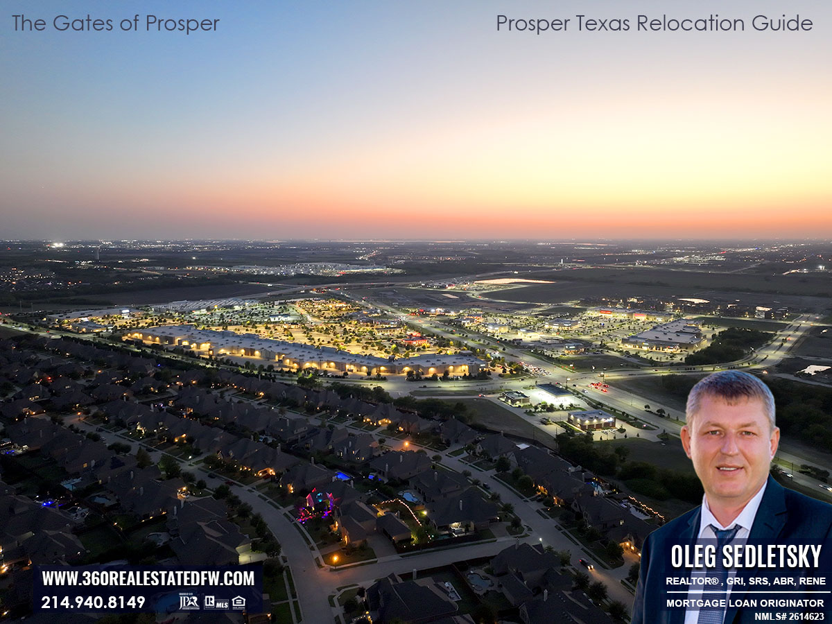 The Gates of Prosper shopping center encompasses more than 250 acres and boasts over two million square feet of retail and dining space.