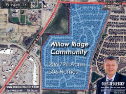 Willow Ridge Community in Prosper, Texas - a unique blend of luxury, convenience, and a family-friendly atmosphere