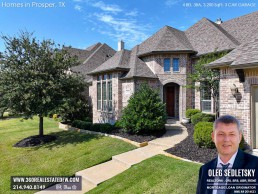 Home for Sale in Prosper, TX! Discover Your Ideal Luxury Residence in the Willow Ridge Neighborhood!