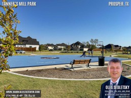 Tanner’s Mill Park in Prosper, TX is an 8.9-acre outdoor fitness and sports paradise