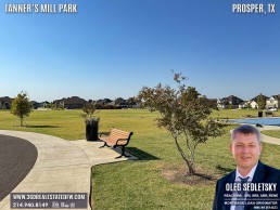 Tanner’s Mill Park in Prosper, TX is an 8.9-acre outdoor fitness and sports paradise