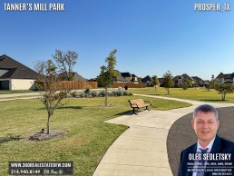 Tanner’s Mill Park in Prosper, TX is an 8.9-acre outdoor fitness and sports paradise