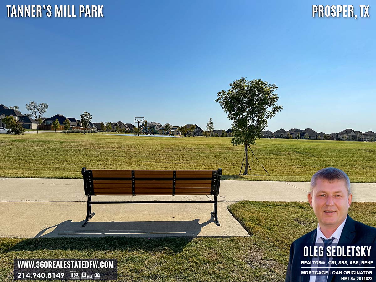 Tanner’s Mill Park in Prosper, TX is an 8.9-acre outdoor fitness and sports paradise