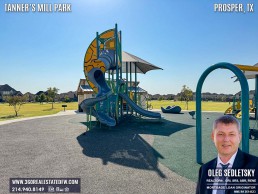 Tanner’s Mill Park in Prosper, TX is an 8.9-acre outdoor fitness and sports paradise