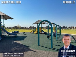 Tanner’s Mill Park in Prosper, TX is an 8.9-acre outdoor fitness and sports paradise