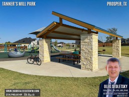 Tanner’s Mill Park in Prosper, TX is an 8.9-acre outdoor fitness and sports paradise