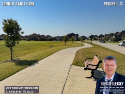 Tanner’s Mill Park in Prosper, TX is an 8.9-acre outdoor fitness and sports paradise