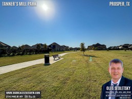 Tanner’s Mill Park in Prosper, TX is an 8.9-acre outdoor fitness and sports paradise