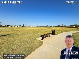 Tanner’s Mill Park in Prosper, TX is an 8.9-acre outdoor fitness and sports paradise