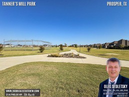 Tanner’s Mill Park in Prosper, TX is an 8.9-acre outdoor fitness and sports paradise