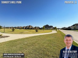 Tanner’s Mill Park in Prosper, TX is an 8.9-acre outdoor fitness and sports paradise