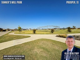 Tanner’s Mill Park in Prosper, TX is an 8.9-acre outdoor fitness and sports paradise