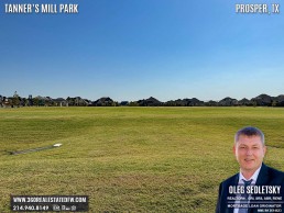 Tanner’s Mill Park in Prosper, TX is an 8.9-acre outdoor fitness and sports paradise