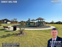 Tanner’s Mill Park in Prosper, TX is an 8.9-acre outdoor fitness and sports paradise