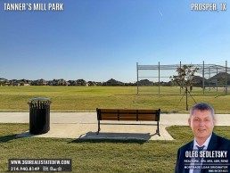 Tanner’s Mill Park in Prosper, TX is an 8.9-acre outdoor fitness and sports paradise