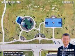 Tanner’s Mill Park in Prosper, TX is an 8.9-acre outdoor fitness and sports paradise