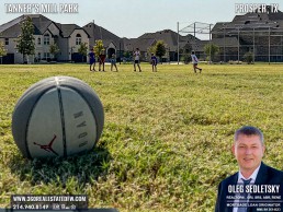 Tanner’s Mill Park in Prosper, TX is an 8.9-acre outdoor fitness and sports paradise