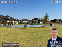 Tanner’s Mill Park in Prosper, TX is an 8.9-acre outdoor fitness and sports paradise