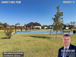 Tanner’s Mill Park in Prosper, TX is an 8.9-acre outdoor fitness and sports paradise