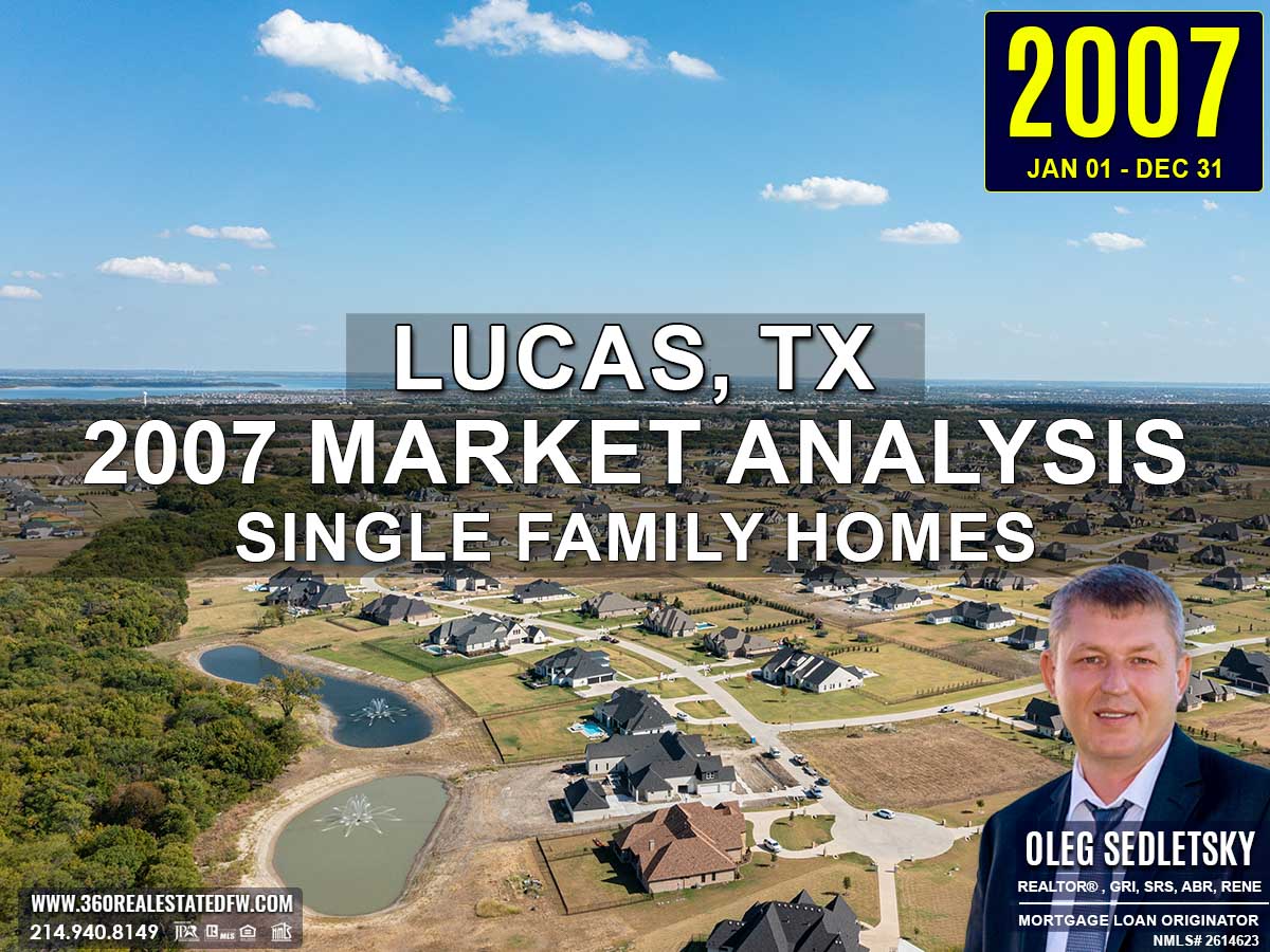 Lucas, TX Real Estate and Homes For Sale - 2007 Market Analysis