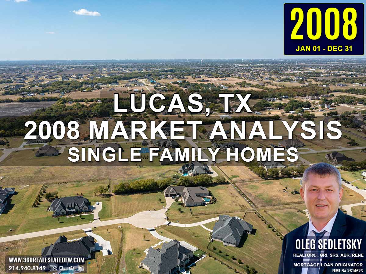 Lucas, TX Real Estate and Homes For Sale - 2008 Market Analysis