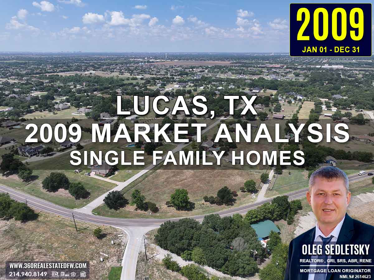 Lucas, TX Real Estate and Homes For Sale - 2009 Market Analysis